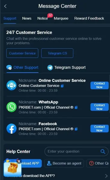 PKRBET Help Center for user support